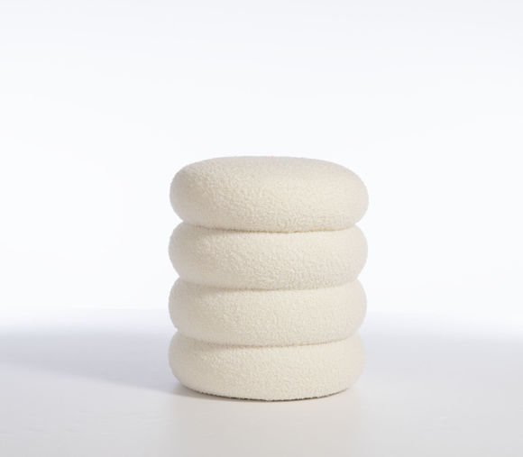 Εικόνα της ΜΠΟΥΚΛΕ ΣΚΑΜΠΟ STOOL 35X40 ECRU