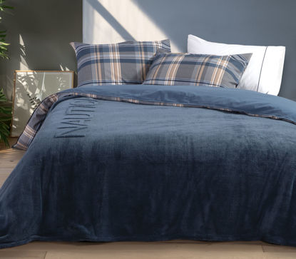 Εικόνα της ΚΟΥΒΕΡΤΑ ΥΠΕΡΔΙΠΛΗ NAU WAVE BLUE 230X240