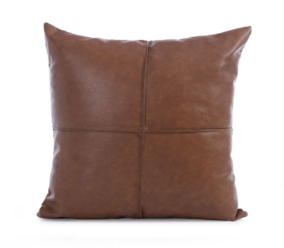 Εικόνα της ΔΙΑΚΟΣΜΗΤΙΚΟ ΜΑΞΙΛΑΡΙ LETHAL 45Χ45 ΜΕ ΥΦΗ ΔΕΡΜΑΤΟΣ LATTE