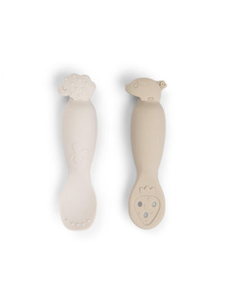 Εικόνα της Παιδικά Εκπαιδευτικά Κουτάλια Από Σιλικόνη Tiny Farm Sand +0μ 2 τεμ Done By Deer