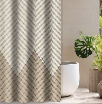 Εικόνα της Κουρτίνα Μπάνιου Canyon Natural 180x185 Guy Laroche