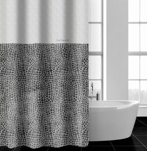 Εικόνα της Κουρτίνα Μπάνιου Safari Anthracite 180x185 Guy Laroche