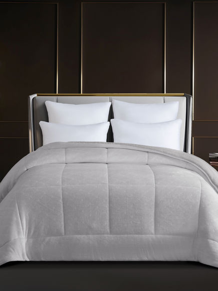 Εικόνα της Κουβερτοπάπλωμα Dalia Light Grey Υπέρδιπλο 220×240