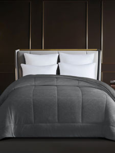 Εικόνα της Κουβερτοπάπλωμα Dalia Anthracite Υπέρδιπλο 220×240