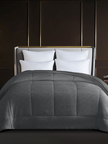 Εικόνα της Κουβερτοπάπλωμα Dalia Anthracite Υπέρδιπλο 220×240