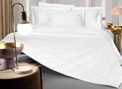 Εικόνα της Σετ 4τμχ. Σεντόνια Elite White/Beige Guy Laroche