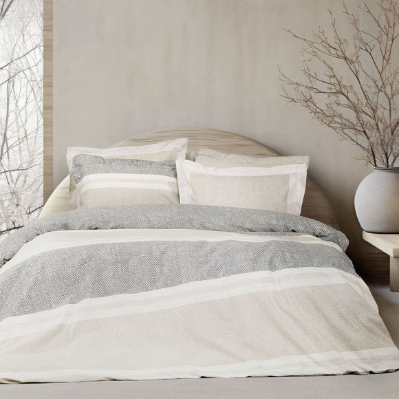 Εικόνα της Σετ Παπλωματοθήκη Υπέρδιπλη (220x240) 2 Όψεων Nima Lido