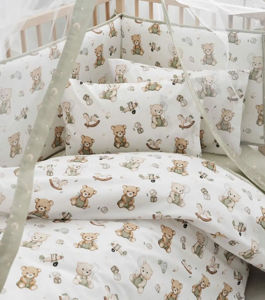 Εικόνα της Σετ Σεντόνια Λίκνου Teddy Vesta Home (70×125)