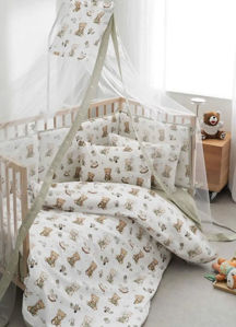 Εικόνα της Σετ Βρεφικά Σεντόνια Κούνιας Teddy Vesta Home (120×165)