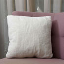 Εικόνα της Γούνινο Διακοσμητικό Μαξιλάρι (45x45) Pol Rugs & Mats Rabbit Cream