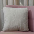 Εικόνα της Γούνινο Διακοσμητικό Μαξιλάρι (45x45) Pol Rugs & Mats Rabbit Ivory