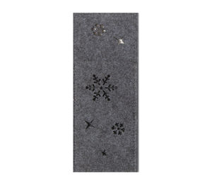 Εικόνα της ΧΡΙΣΤΟΥΓΕΝΝΙΑΤΙΚΗ ΘΗΚΗ ΜΑΧΑΙΡΟΠΗΡΟΥΝΩΝ 2 ΤΜΧ SNOW FELT GREY