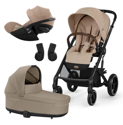 Εικόνα της Cybex Balios S Lux 4 in 1  Πολυκαρότσι Almond Beige
