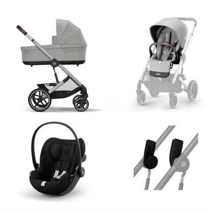 Εικόνα της Cybex Balios S Lux 4 in 1 Πολυκαρότσι Stone Grey
