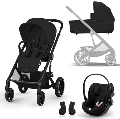 Εικόνα της Cybex Balios S Lux Moon Black 4 in 1 Πολυκαρότσι