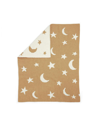 Εικόνα της Βρεφική Κουβέρτα Chenille 70x90 Mustard Moon/Star Mamas & Papas