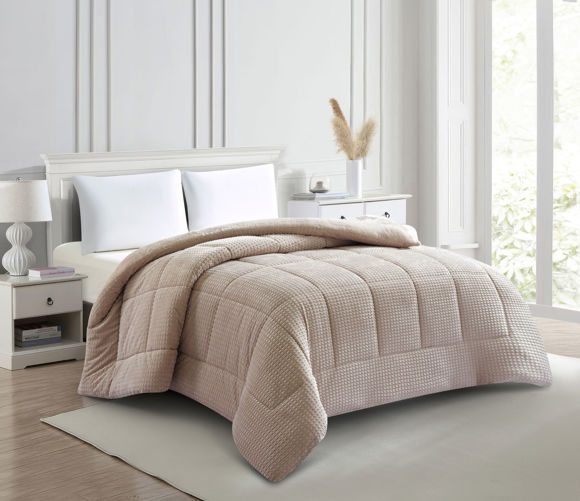 Εικόνα της Liolios Home Κουβερτοπάπλωμα King Size 260x240εκ. Sahara Beige