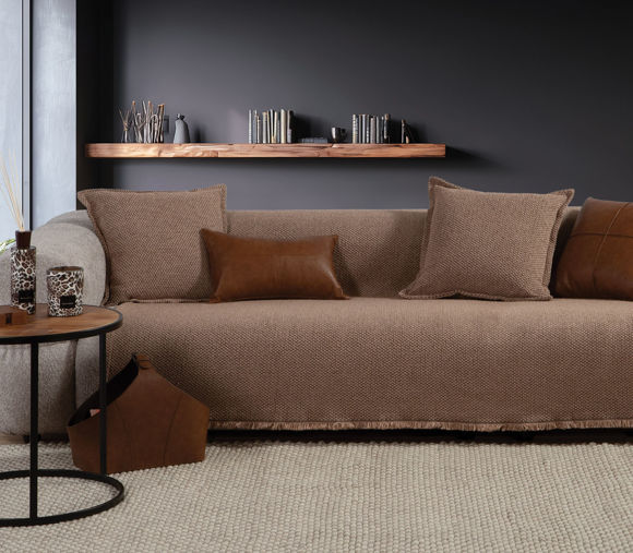 Εικόνα της ΡΙΧΤΑΡΙ ΠΟΛΥΘΡΟΝΑΣ BROOKLYN 25 MOCCA 170X180