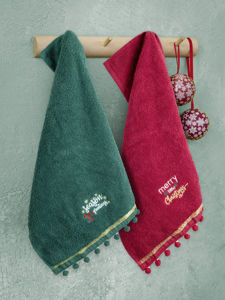 Εικόνα της Σετ Πετσέτες Christmas Season 30X50