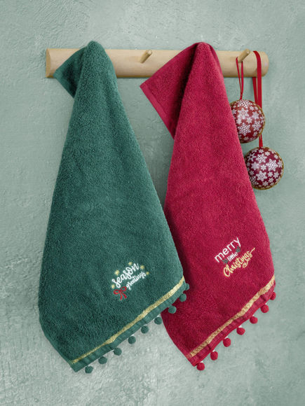 Εικόνα της Σετ Πετσέτες Christmas Season 30X50