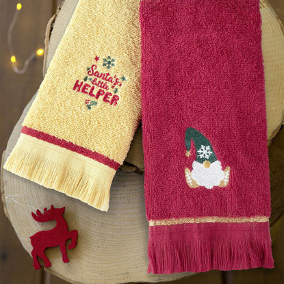 Εικόνα της Σετ  Χριστουγεννιάτικες Πετσέτες (2τμχ) Nima Elf Spirit