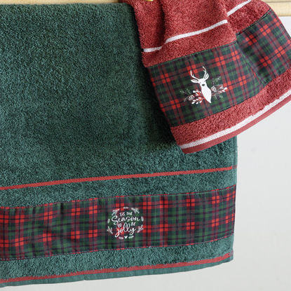 Εικόνα της Σετ Χριστουγεννιάτικες Πετσέτες (2τμχ) Nima Joyful