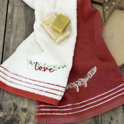 Εικόνα της Σετ Χριστουγεννιάτικες Πετσέτες (2τμχ) Nima Jubilant