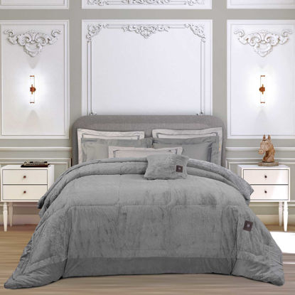 Εικόνα της GREENWICH POLO CLUB ΚΟΥΒΕΡΤΟΠΑΠΛΩΜΑ RABBIT FAUX FUR KING PREMIUM 3964