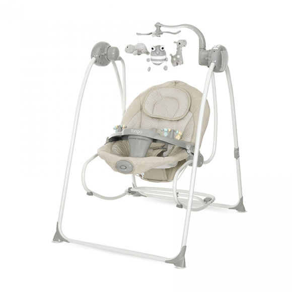 Εικόνα της Ηλεκτρική Kούνια 2 σε 1 Tango Beige Dots Lorelli