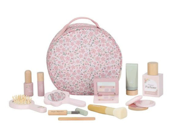 Εικόνα της Βαλιτσάκι ομορφιάς με ξύλινα καλλυντικά FSC