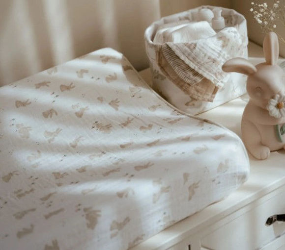 Εικόνα της Κάλυμμα μαξιλαριού αλλαξιέρας Baby Bunny New