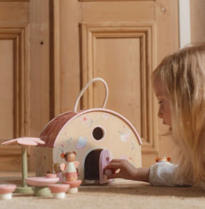 Εικόνα της Ξύλινο κουκλόσπιτο Fairy Garden FSC Little Dutch