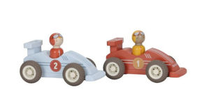 Εικόνα της Ξύλινα αγωνιστικά αυτοκινητάκια pull-back FSC