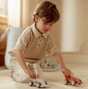 Εικόνα της Ξύλινα αγωνιστικά αυτοκινητάκια pull-back FSC