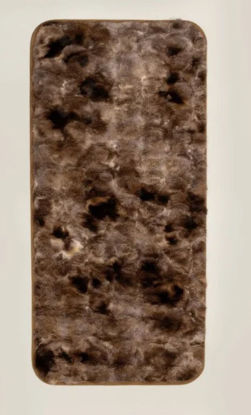 Εικόνα της Αντιολισθητικό Χαλάκι Kora - Dark Brown 60x130