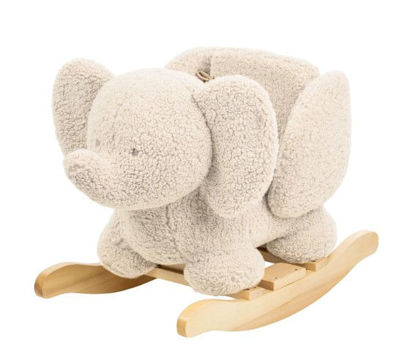 Εικόνα της LAPIDOU. Κουνιστό ελεφαντάκι Teddy - εκρού
