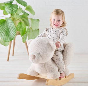 Εικόνα της LAPIDOU. Κουνιστό αρκουδάκι Teddy - εκρού