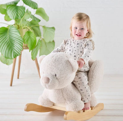 Εικόνα της LAPIDOU. Κουνιστό αρκουδάκι Teddy - εκρού