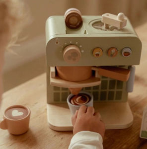 Εικόνα της LITTLE DUTCH. Ξύλινη μηχανή εσπρέσσο FSC