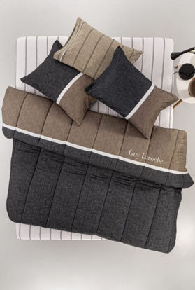 Εικόνα της Πάπλωμα Beverly Carbon Suede 220X240 Guy Laroche