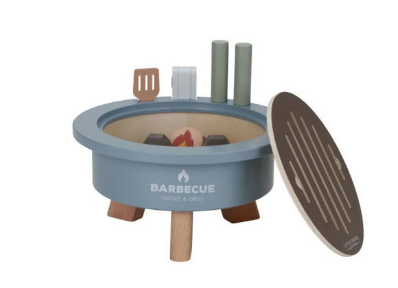 Εικόνα της Ξύλινο σετ παιχνιδιού barbecue FSC