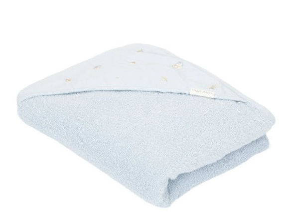 Εικόνα της Μπουρνουζοπετσέτα με κέντημα Blue 75x75