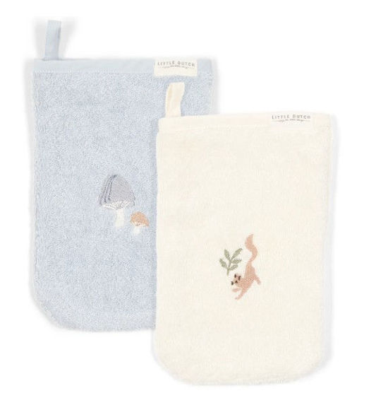 Εικόνα της Σετ 2 πανάκια μπάνιου με κέντημα Forest Friends