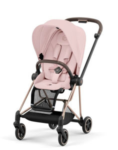 Εικόνα της Cybex Mios Βρεφικό Καρότσι Peach Pink | light pink Με Σκελετό Rosegold