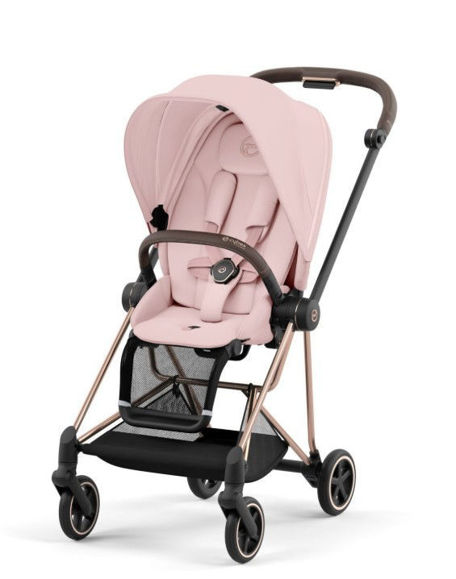 Εικόνα της Cybex Mios Βρεφικό Καρότσι Peach Pink | light pink Με Σκελετό Rosegold
