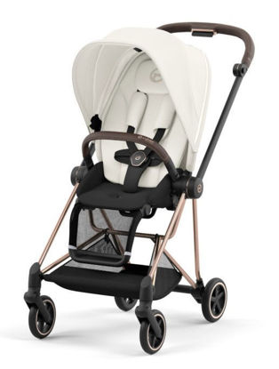 Εικόνα της Cybex Mios Βρεφικό Καρότσι Off White | light beige Με Σκελετό Rosegold