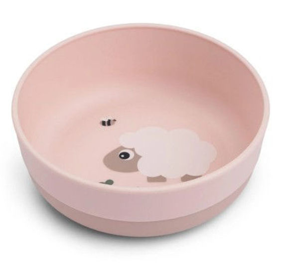 Εικόνα της Παιδικό Μπώλ Από Πλαστικό Tiny Farm Powder 375 ml Done By Deer