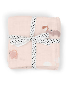 Εικόνα της Done by Deer Playground Πάνες Αγκαλιάς Ροζ 65x65εκ. 2τμχ