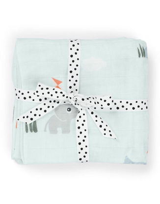 Εικόνα της Done by Deer Playground Πάνες Αγκαλιάς Μπλε 65x65εκ. 2τμχ