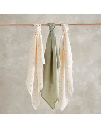 Εικόνα της Βρεφικές Μουσελίνες σετ 3 τεμ Orchard Mamas & Papas